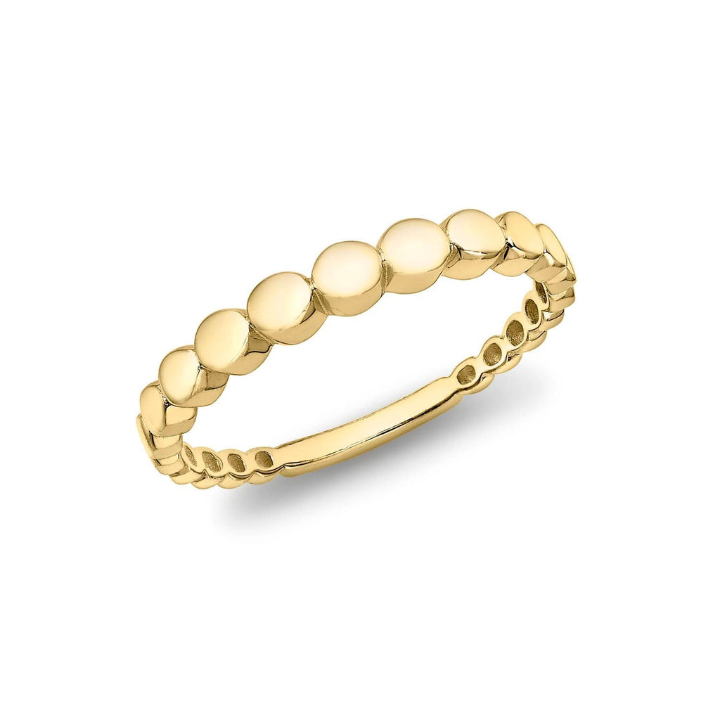 9ct Yellow Gold Graduated-Circles Ring - Regarde Jewellers