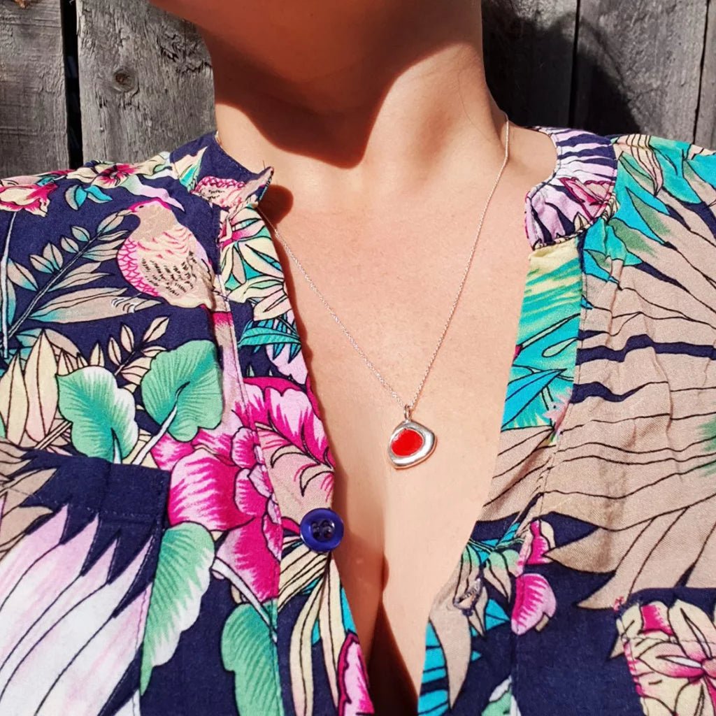 Drop of Red Necklace - Regarde Jewellers