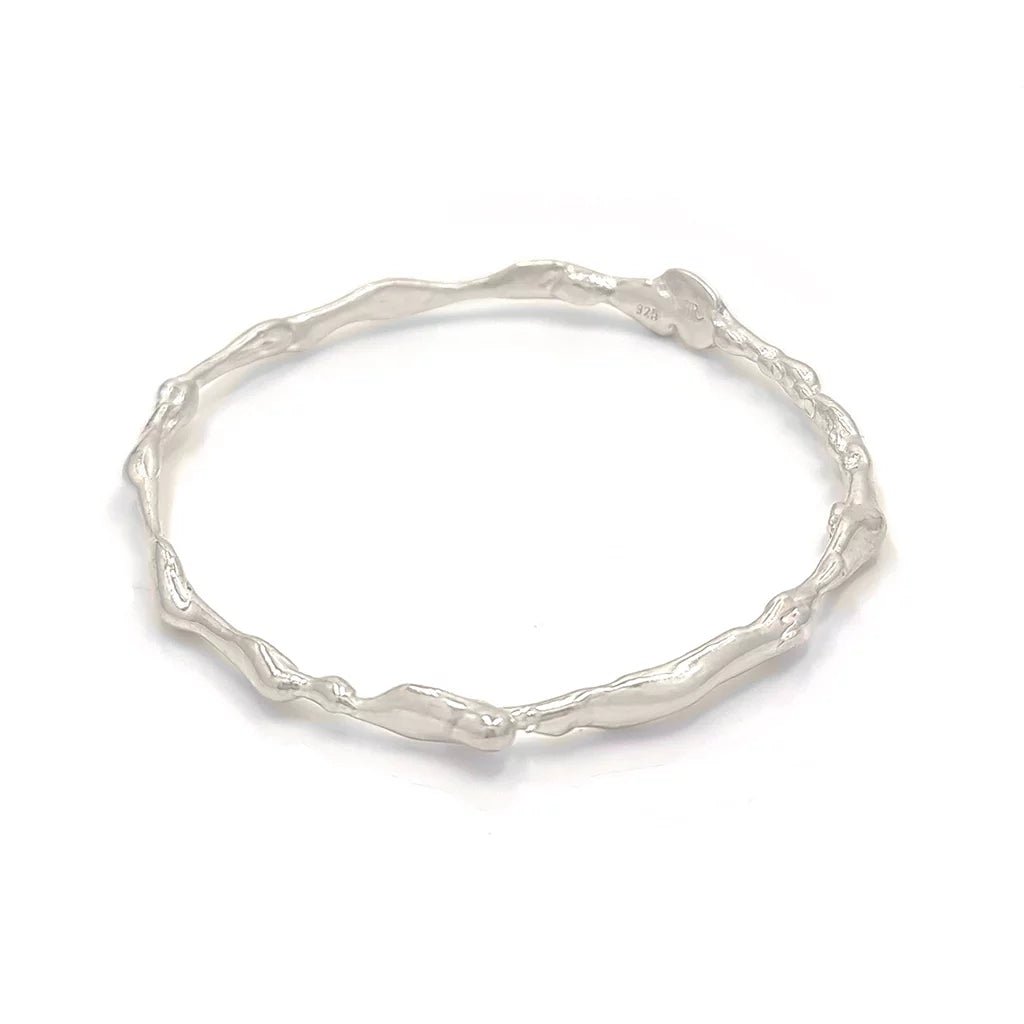 Freeform Silver Bangle - Regarde Jewellers