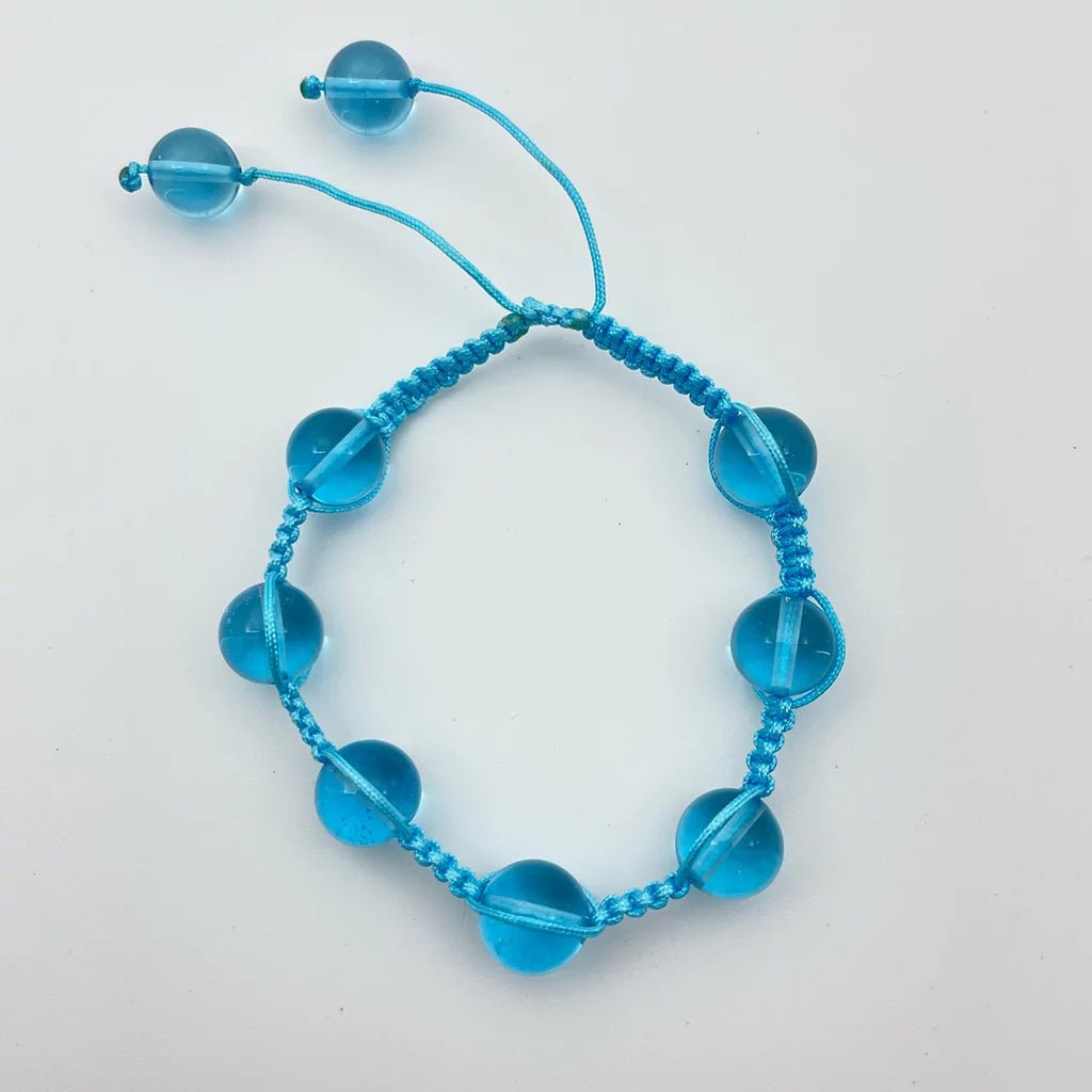 Upcycled Bombay Sapphire Beaded Bracelet - Regarde Jewellers